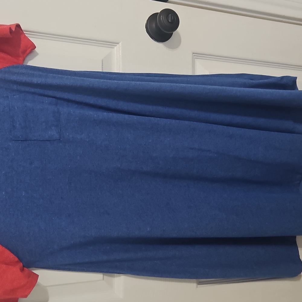 LuLaRoe Vibrant Blue Midi Skirt